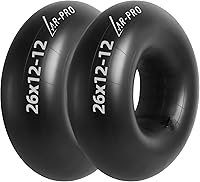 Vista 15 de AR-PRO Tubo interior de repuesto resistente de 13 x 6.50-6 pulgadas con vástago de válvula recto TR-13 (paquete de 2) – para carretillas, Razor Quad