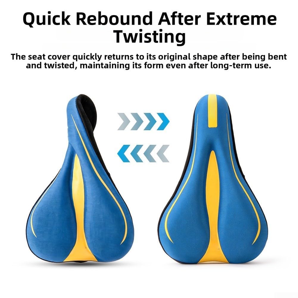 Housse de Selle Vélo PU avec Gel Silicone Housse de Selle Vélo