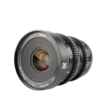 Amazon | Meike 35mm T2.2大口径マニュアルフォーカスプライム低