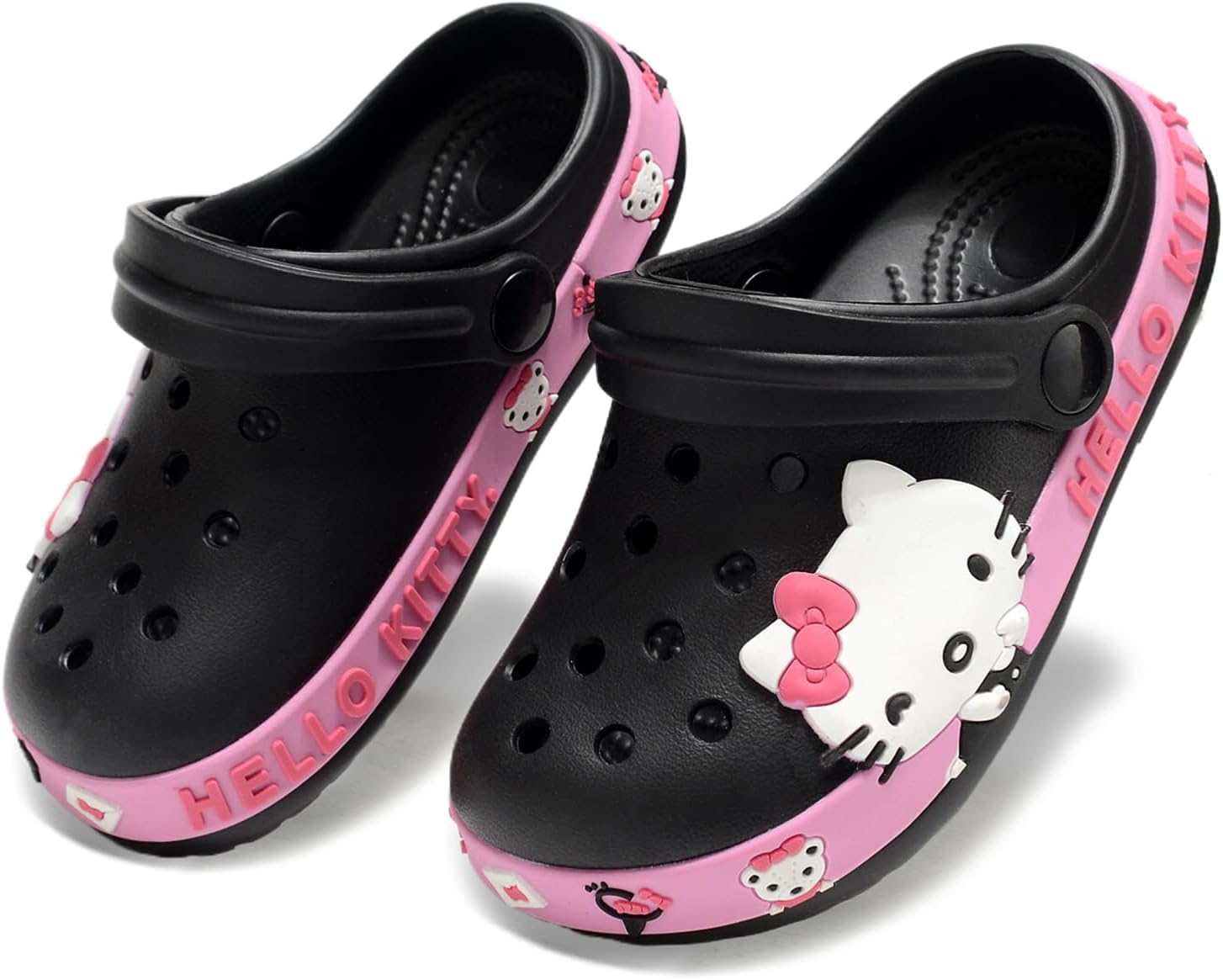 Boys & Girlsclogs-Style Sandals Cartoon Slippers Children's Beach and Water Shoes with Adjustable Straps - Image 2