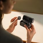 DJI Mic Mini (2 TX + 1 RX + boîtier de chargement), microphone lavalier sans fil pour appareil photo/iPhone/Android, ultraléger, audio riche en détails, 48h d'utilisation, réduction du bruit, limitation automatique, vlog, streaming