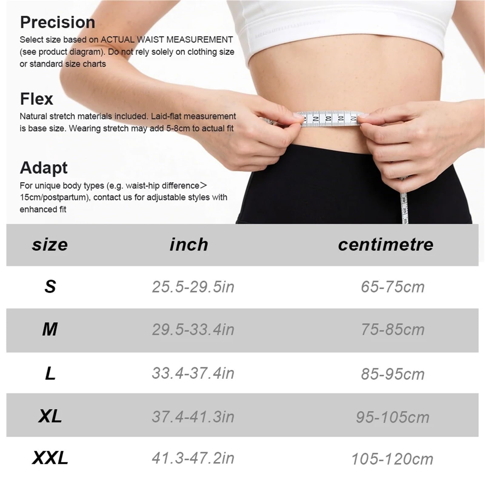 Fascia Lombare Supporto Cintura di supporto lombare for il dolore, cinghie regolabili(XL)