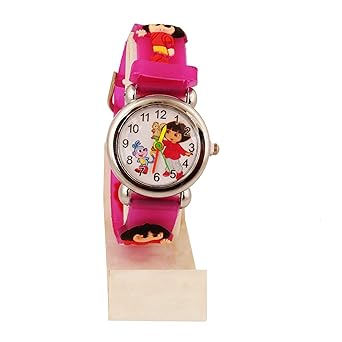 SWADESI STUFF Love Watch Series Analog Girls Watch (Pink Dial, Pink Colored Strap)