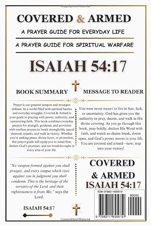 Covered & Armed: A Prayer Guide For Everyday Life & Spiritual Warfare