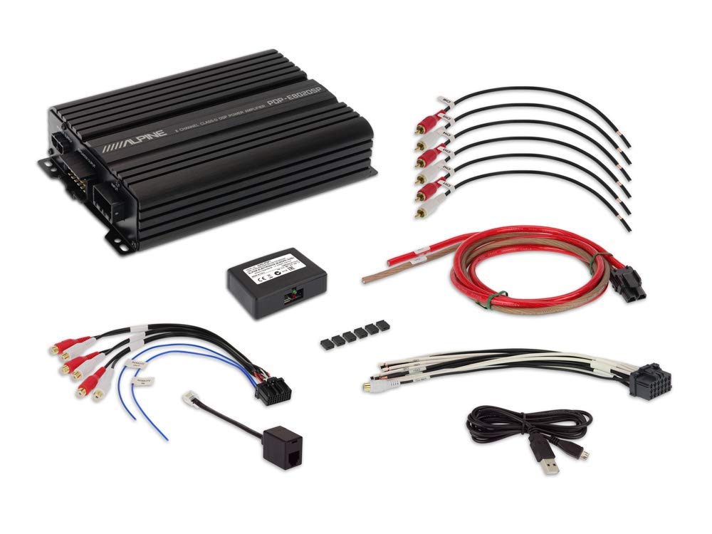 ALPINE PDP-E802DSP - Amplificador de 8 Canales, 700W RMS