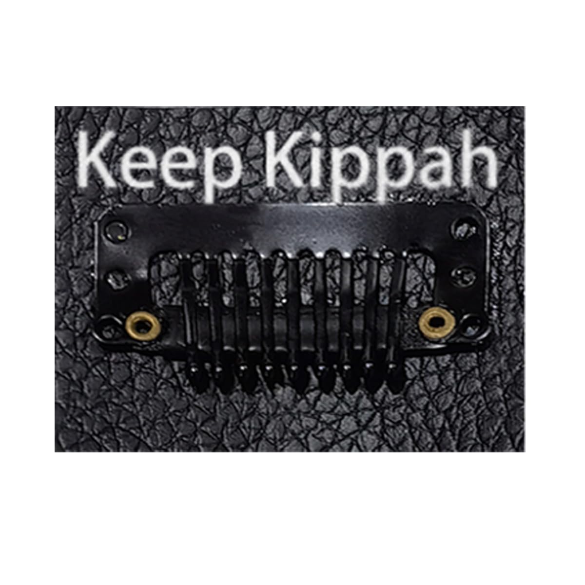 new Keep-Kippah clips Hair Clip Set: 12pairs yamaka jewish hat kippah for men yarmulke clips combs for kids adhesive with built in side (12 pcs)