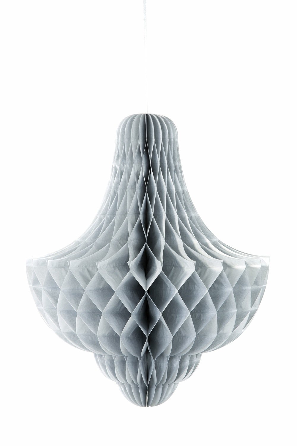 Talking Tables Silver Decadent Dec's Giant Honeycomb Bauble, 20",