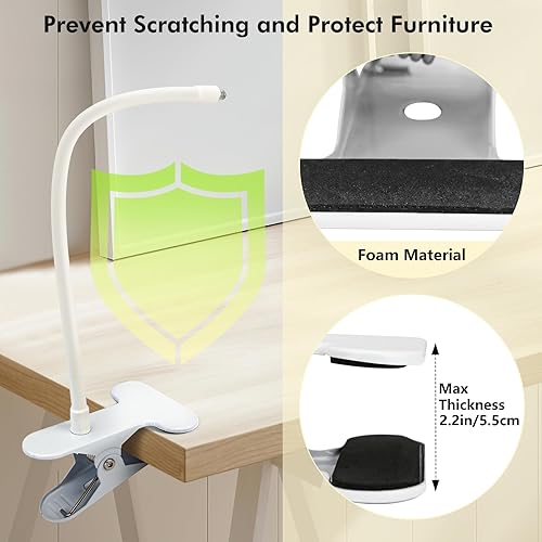 Miniatura 6 de Soporte flexible para monitor de bebé para HelloBaby HB6550HB65HB40HB6339HB66HB6550Pro, ANMEATE SM935E, soporte para cámara de bebé con soporte de