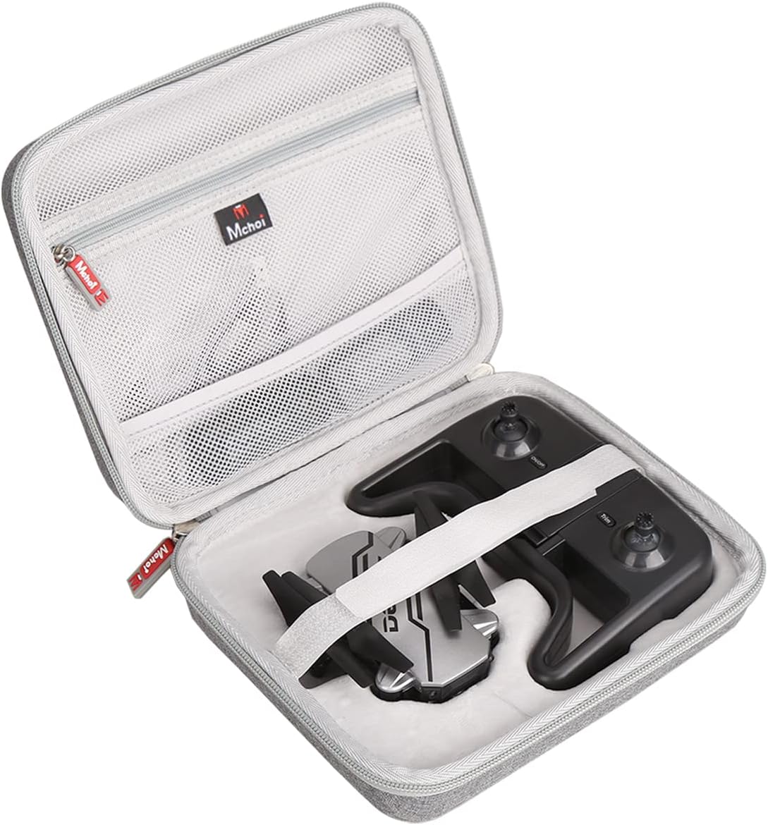 Mchoi Shockproof Carrying Case Compatible with DEERC D20 Mini Drone, Case Only
