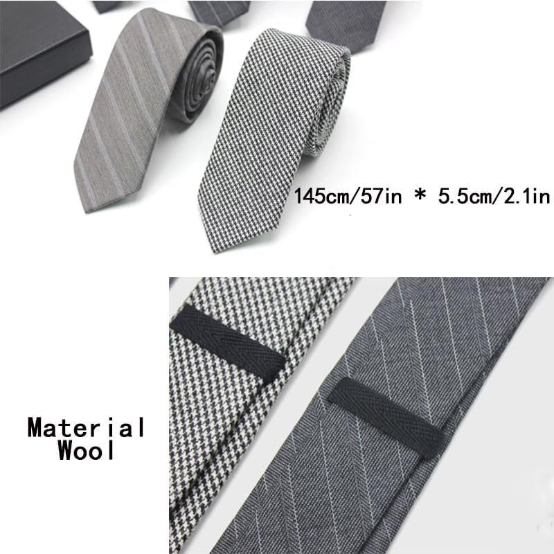 Korean Version Man Business Set Wool Gentleman Hand Strike Tie Leisure Narrow Accessories