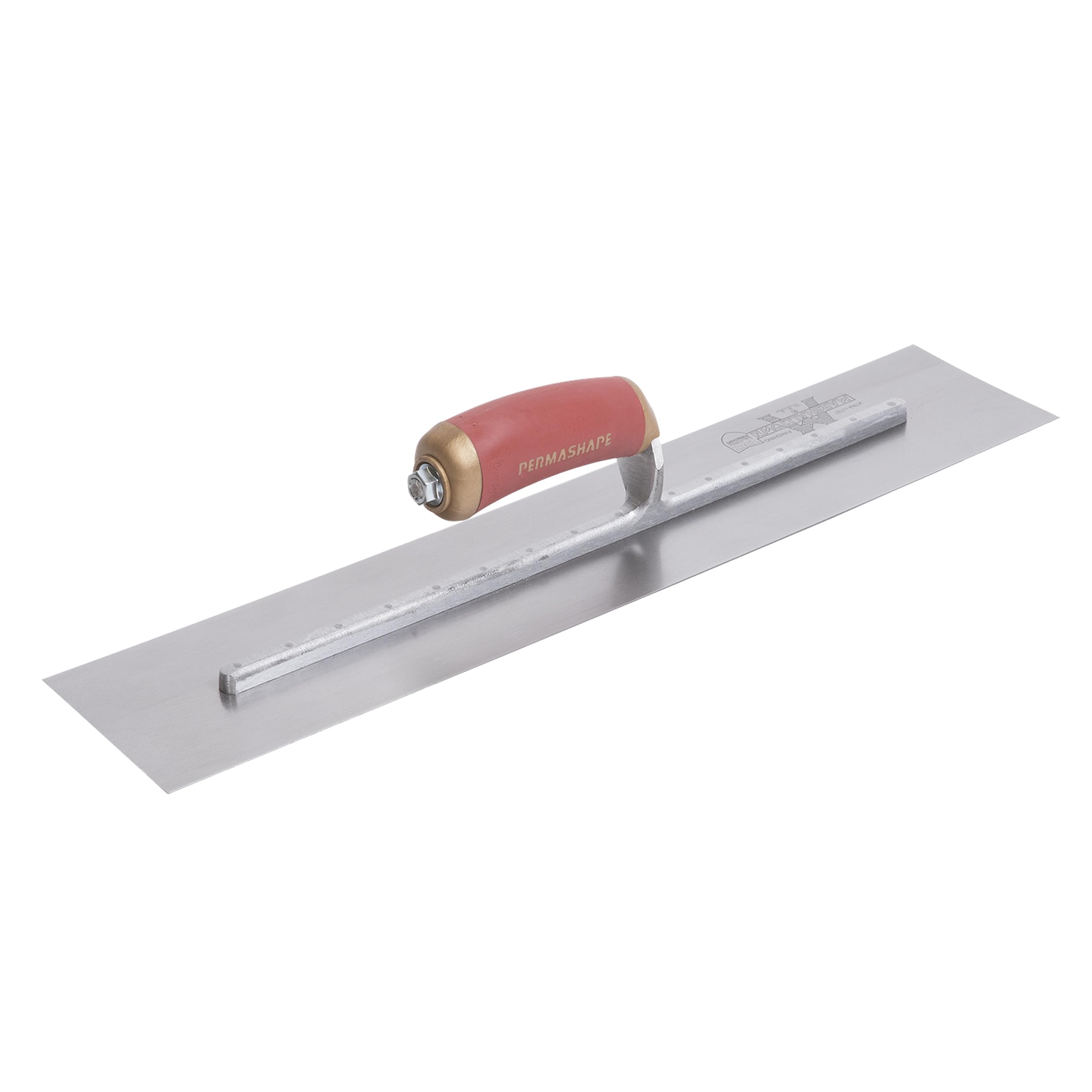 Marshalltown PermaShape truelle Broken-in, poignée Durasoft, Acier au Carbone, Dimensions : 508x127 mm
