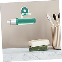 Vista 9 de Extrusora de pasta de dientes de 5 piezas, exprimidor facial manual creativo para uso eficiente para la organización del baño y reducción de residuos