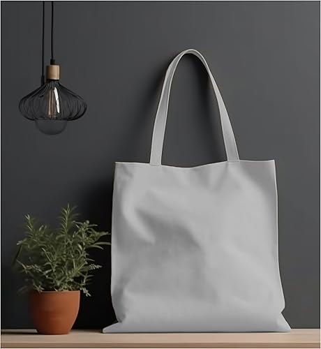 Miniatura 2 de Tissaj GOTS - Bolsa de tela de compras 100% algodón orgánico con certificación GOTS, reutilizable, paquete de 41025, mango de 16 x 15 pulgadas y 27