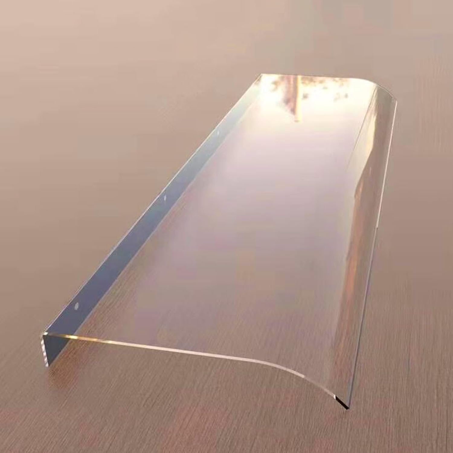 Auvent de porte en polycarbonate anti-UV toit de protection étanche fenêtres et entrées