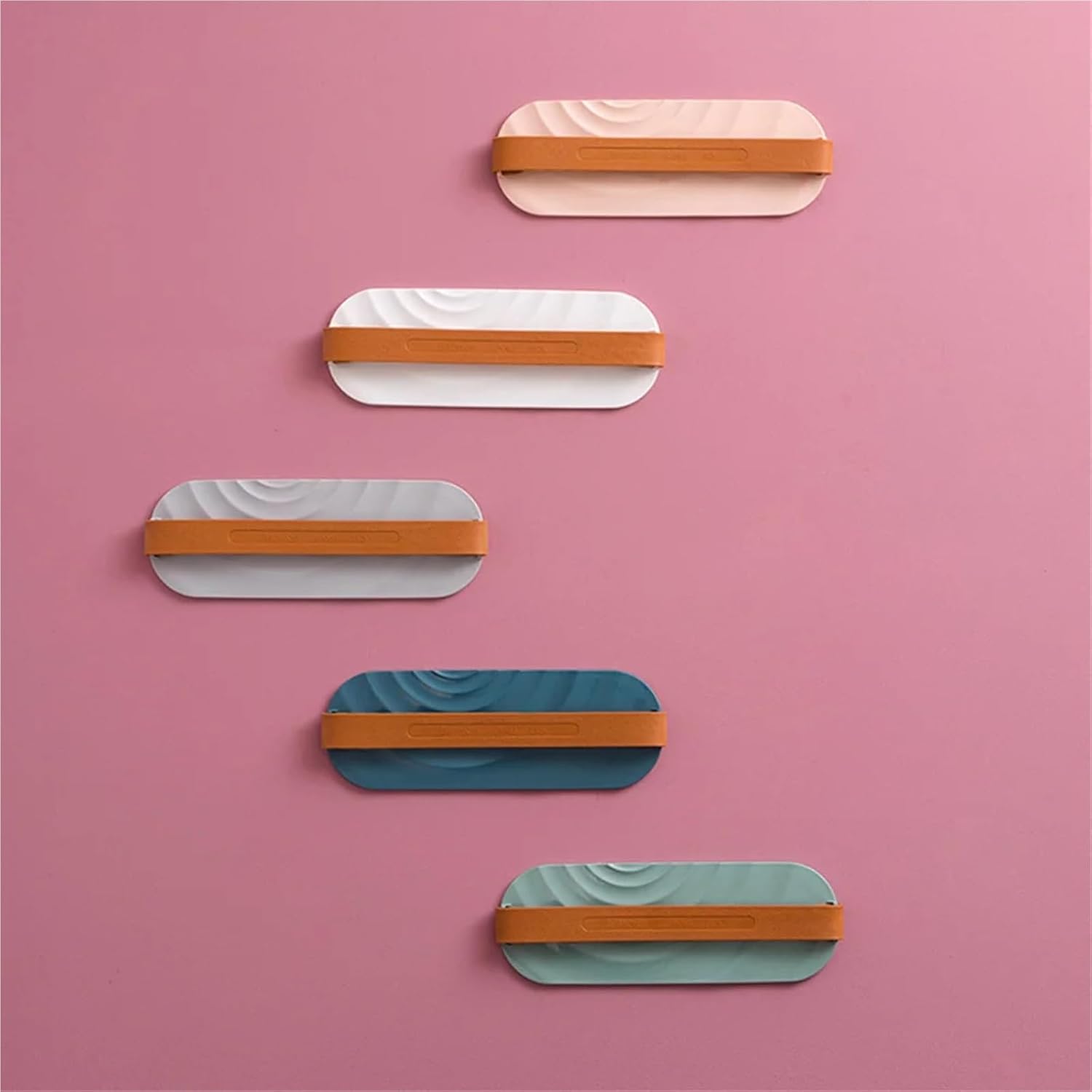 Wall-Mounted Slipper Rack Organisers，Slipper Holde 2 Pcs Shoes Storage Holder Hanging Slippers Bathroom Storage Shelf Save Space For Shoes(Grey)