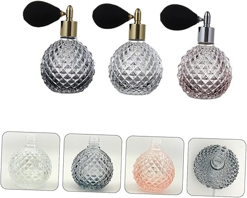 Miniatura 4 de Didiseaon Botella de perfume con bolsa de aire, botellas de spray de vidrio para aceites esenciales, contenedor de perfume transparente, botellas de