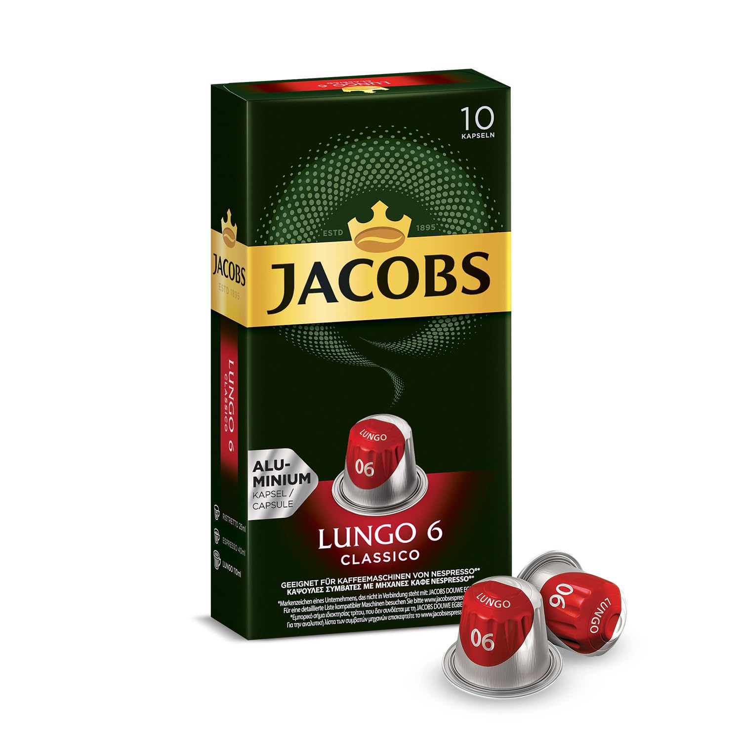 Jacobs Capsule Lungo 6 Classic Kapsül Kahve : Amazon.com.tr