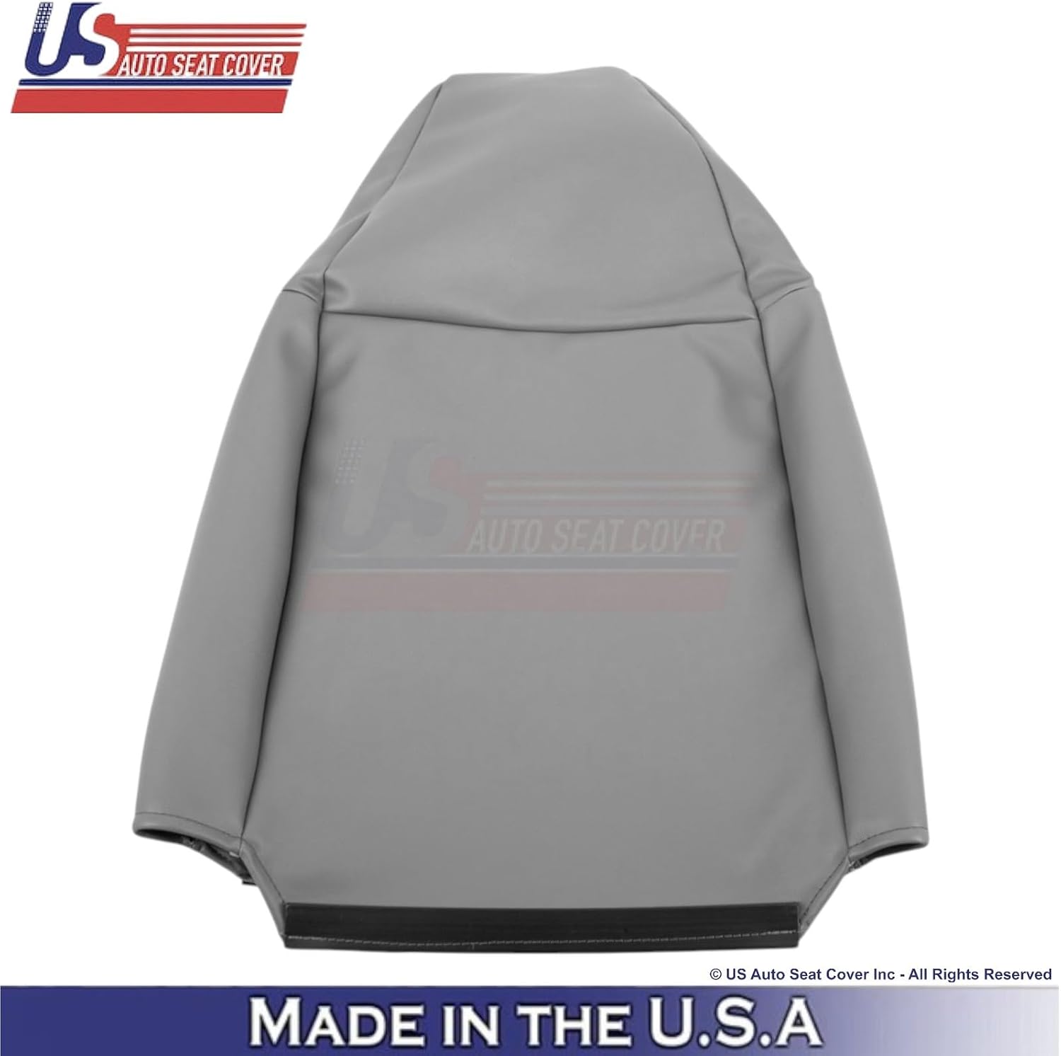 2003-2009 fits GMC Savana Van Leatherette Front Driver Top Seat Cover Pewter