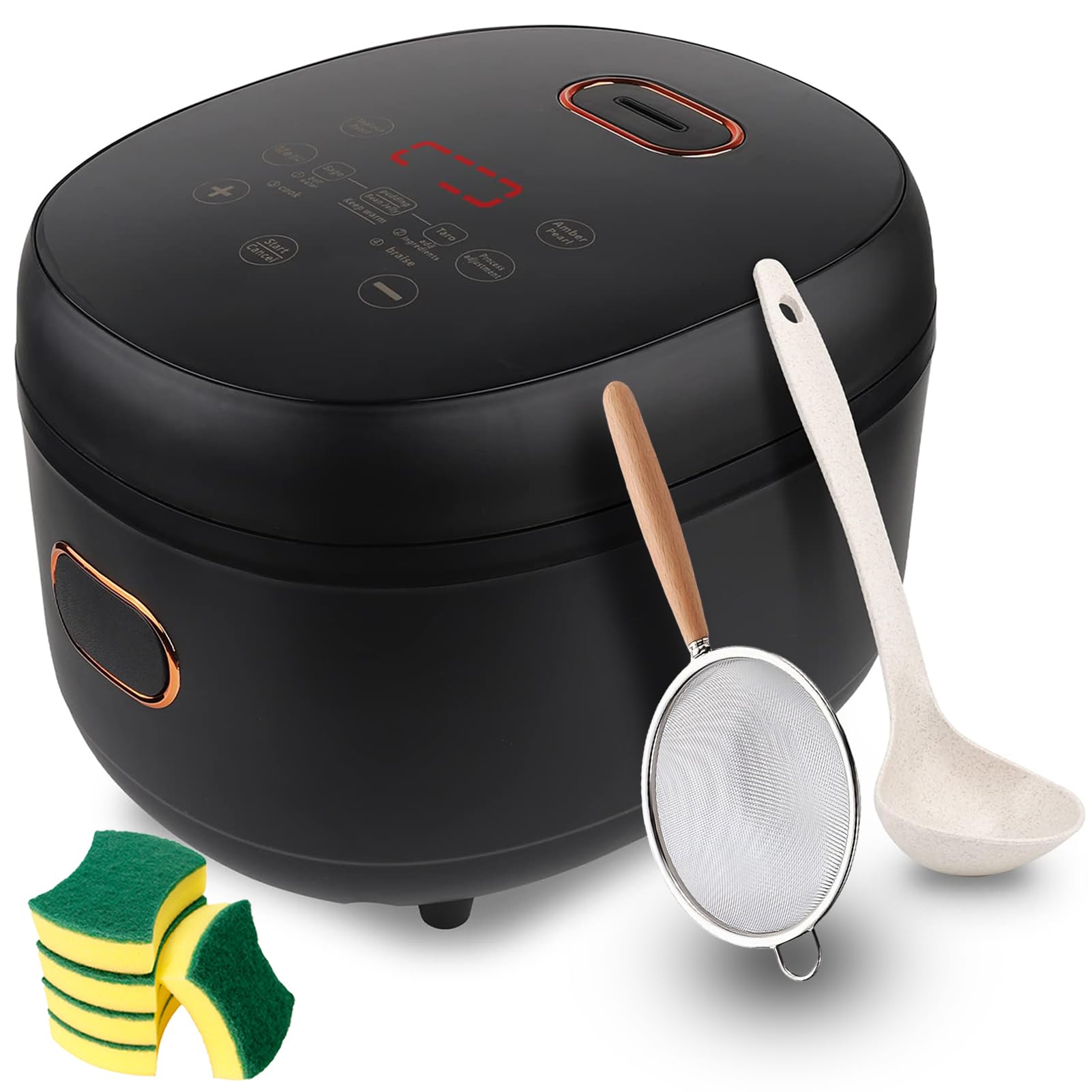 Cuiseur de perles 900W 5L pour bubble tea avec panneau tactile