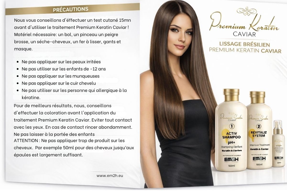 Premium Keratin Caviar - Revitaliz System - 500ml