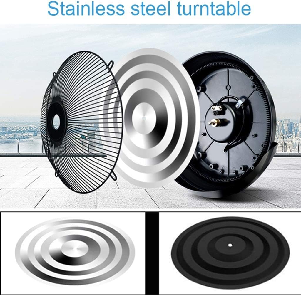 42L Large Pedestal Fan, Industrial Spray Fans Misting Fans Humidification Fans Water Cooling Commercial Stainless Steel Spray System, 75x200cm