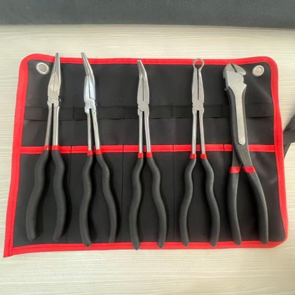 Set Pinze a Becco Lungo 28cm Acciaio Cromo Vanadio(A)