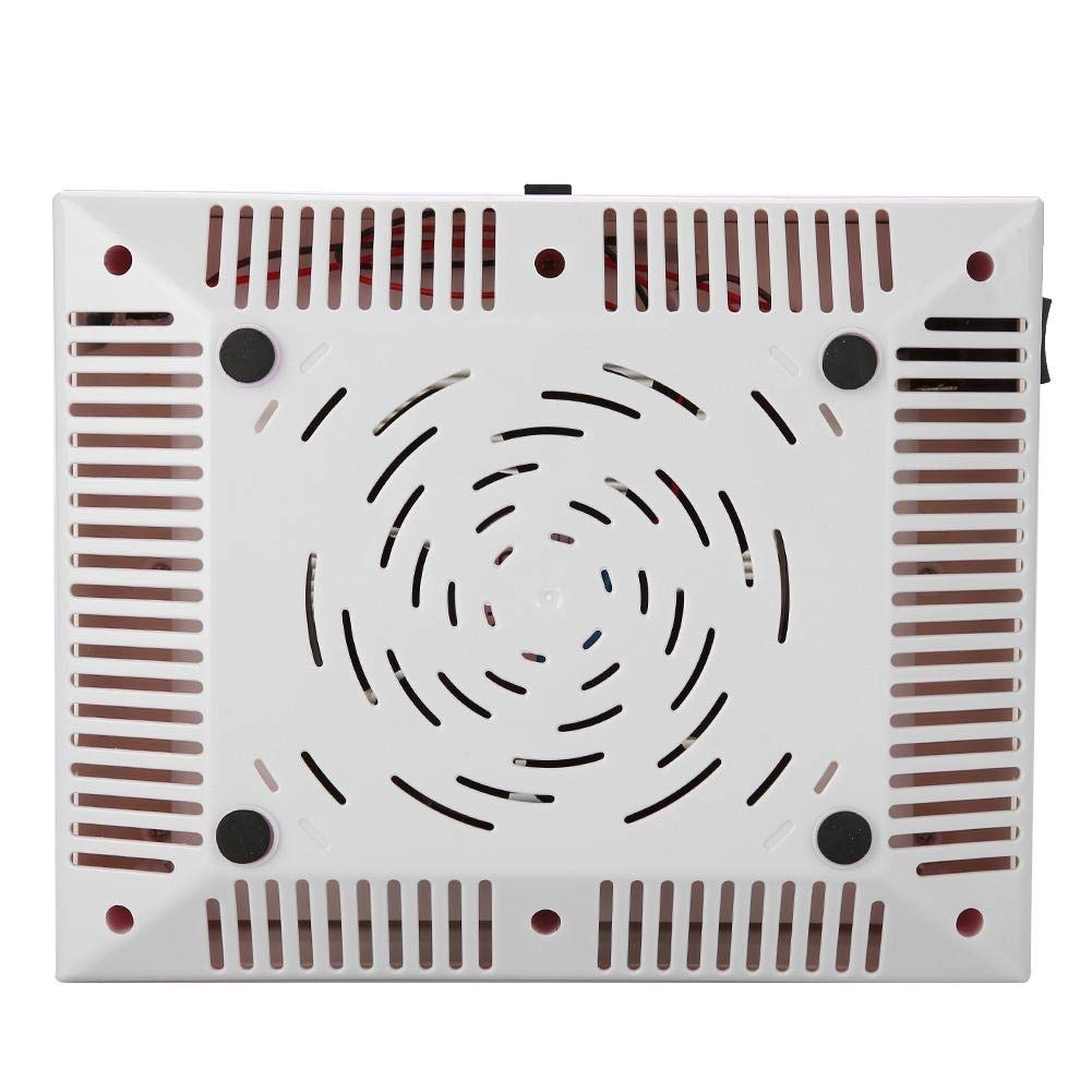 GOTOTOP Aspirapolvere Professionale per Unghie, Tavolo, 220 V, 48 W, Tipo di aspirazione, aspiratore Tavolo, per Nail Studio con Filtro Estraibile, 23 x 18 x 8 cm