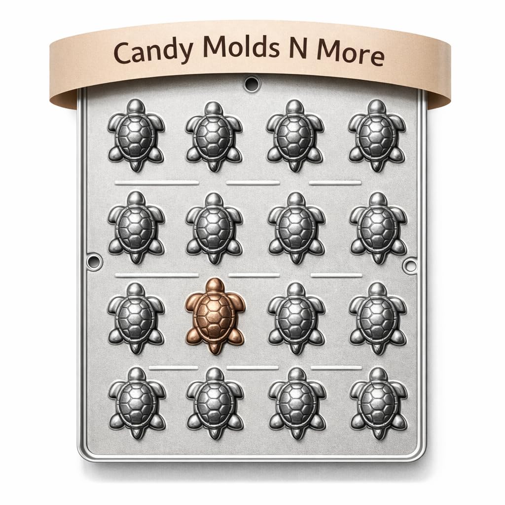 Molde de caramelo de chocolate de tortuga