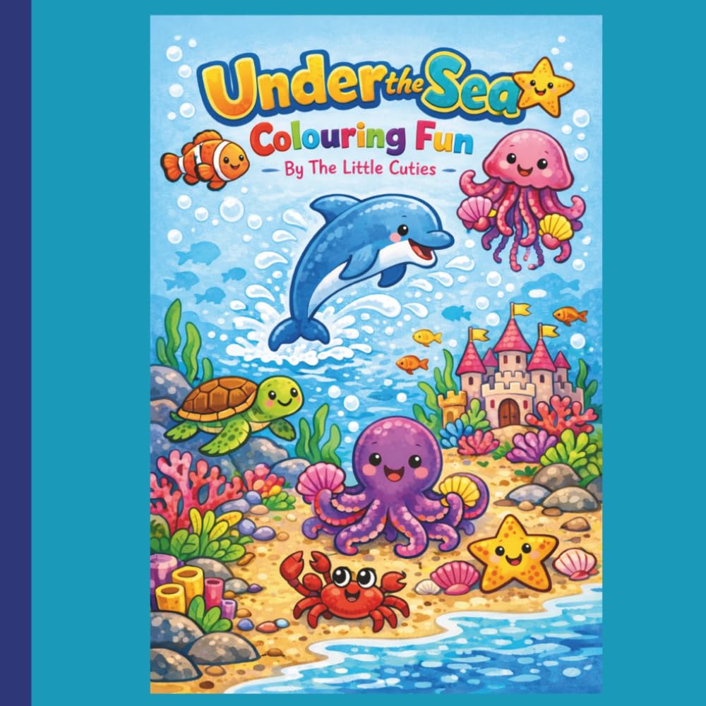 Under The Sea Colouring Fun: “Cute Sea Creatures, Easy Designs & Creative Fun for Little Artists”