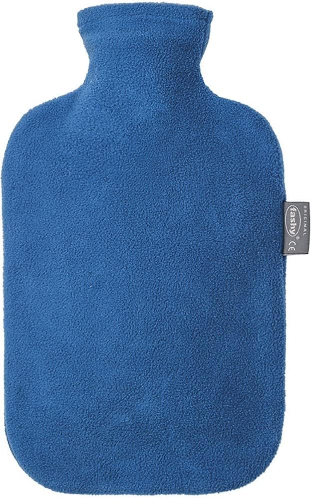 Hot water bottle - With multicolor Peru crochet cover 2 liters - 1 pc