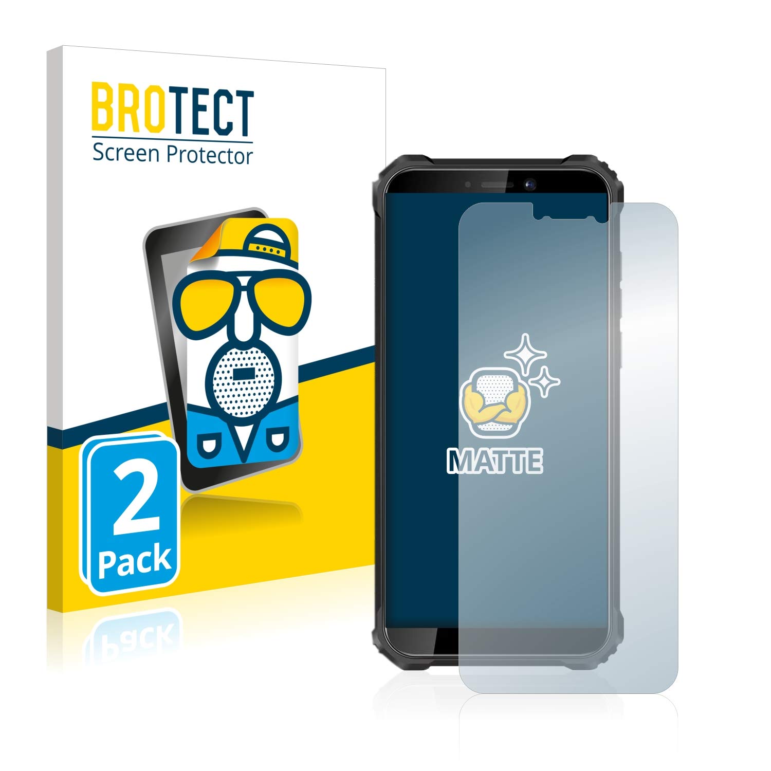 Brotect Pellicola Protettiva Opaca Anti-Riflesso Per Oukitel WP16 (2 Pezzi) | Made In Germany - 2