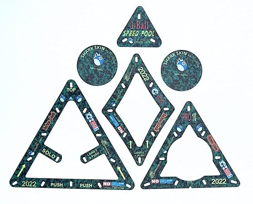 Accu-Rack Outsville Billiards Template Set (Solo, Diamond 9 & Pro 10) - Green Camouflage