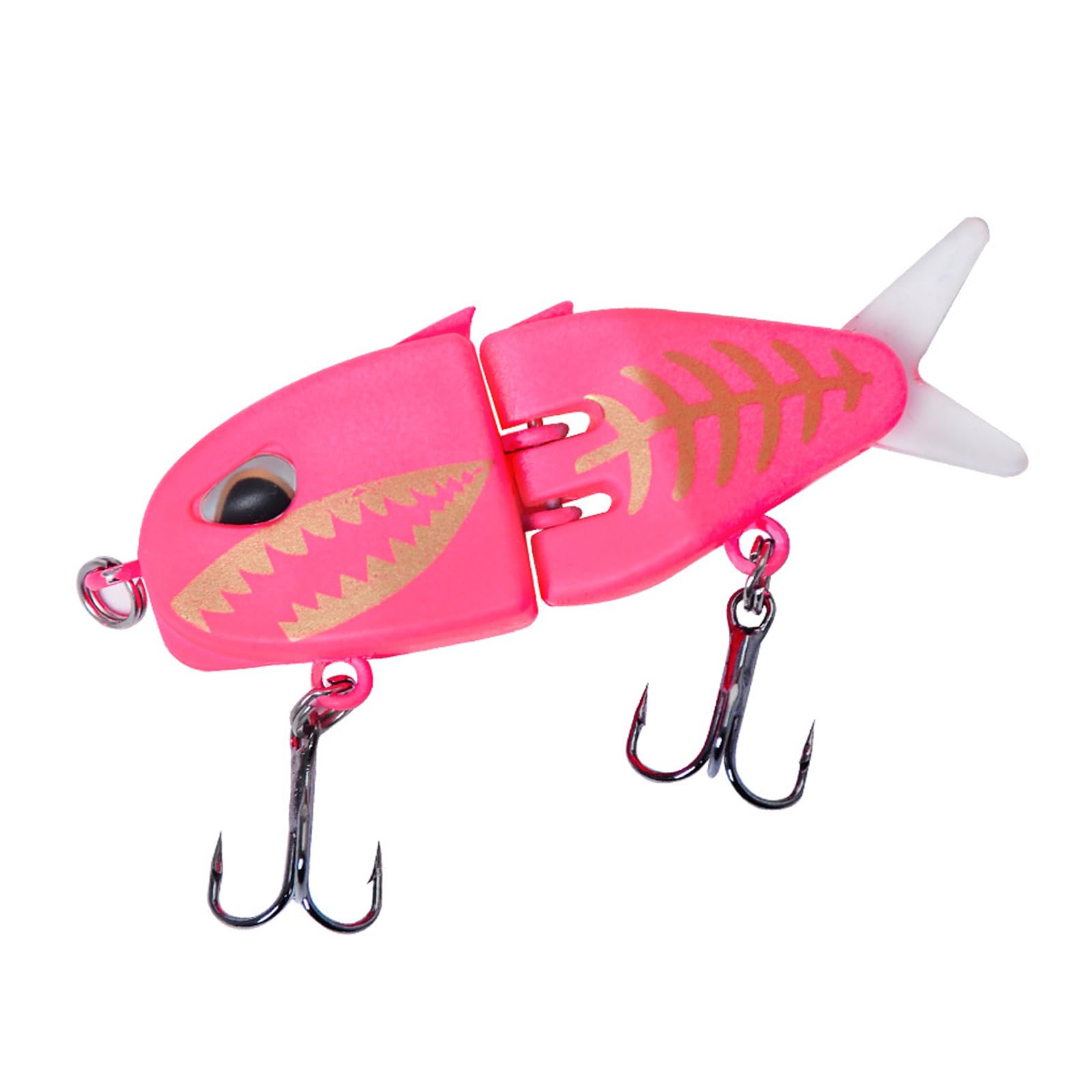 XuQiZZpp Multiple Jointed Swimbaits Slow Sinking Swimming Lures Fishhooks Freshwater & Saltwater Treble Hook Fishing Fish Lures