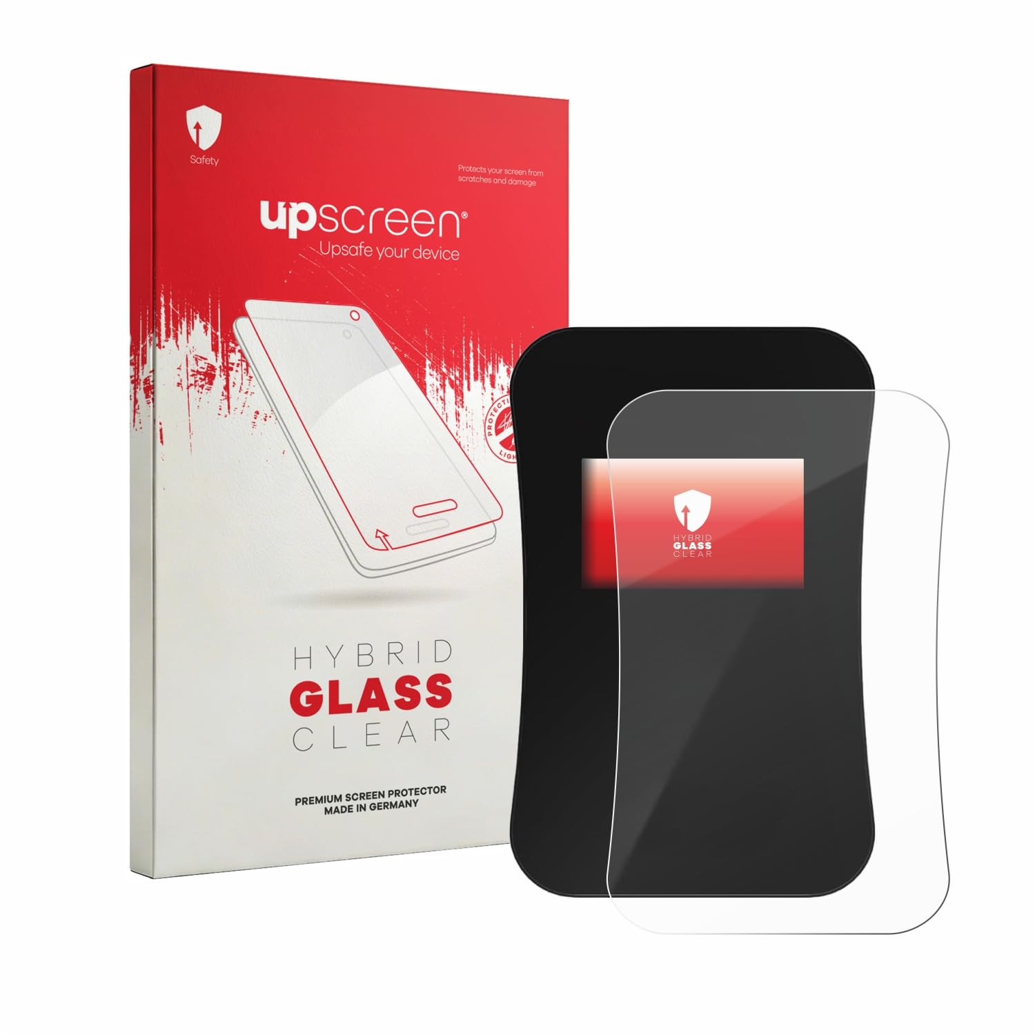 upscreen Lámina Cristales para DaheimLaden Touch Pro | , Transparente Protección Pantalla Made in Germany, 9H Dureza Hybrid Tempered Glass