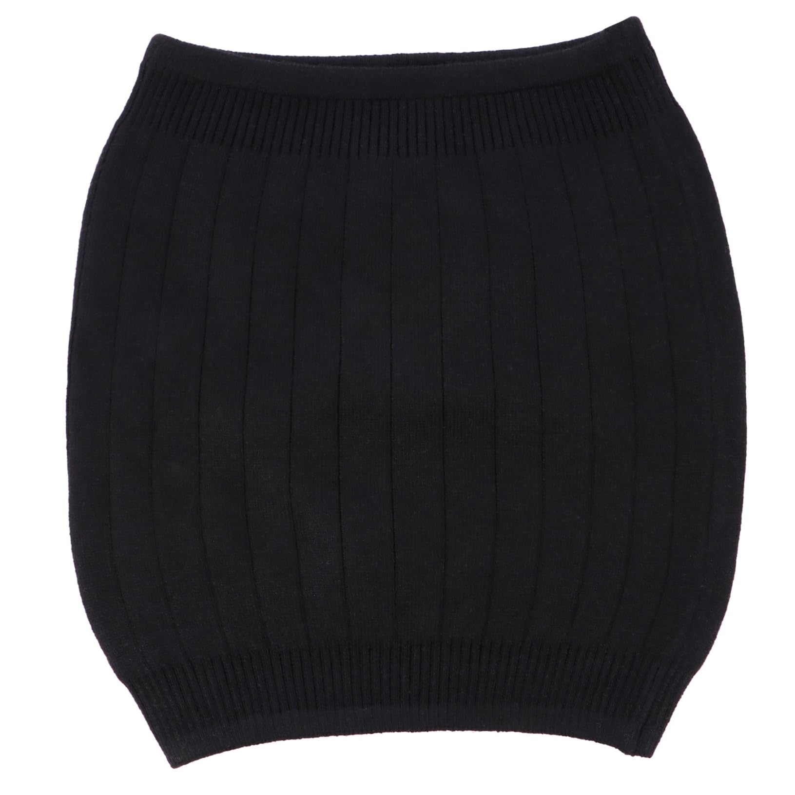 Gatuida Warm Wool Belt Waist Belt Women Belly Waist Band Support Black