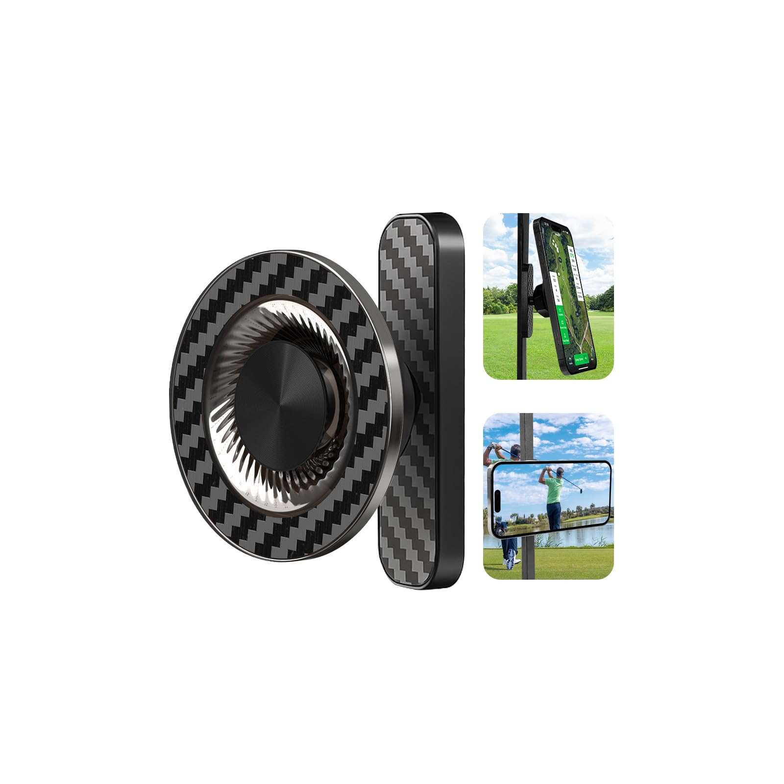 Magnetic Golf Cart Phone Holder - Valentines Day Gifts for Him Husband Boyfriend N52 Super Strong Magnet Golf