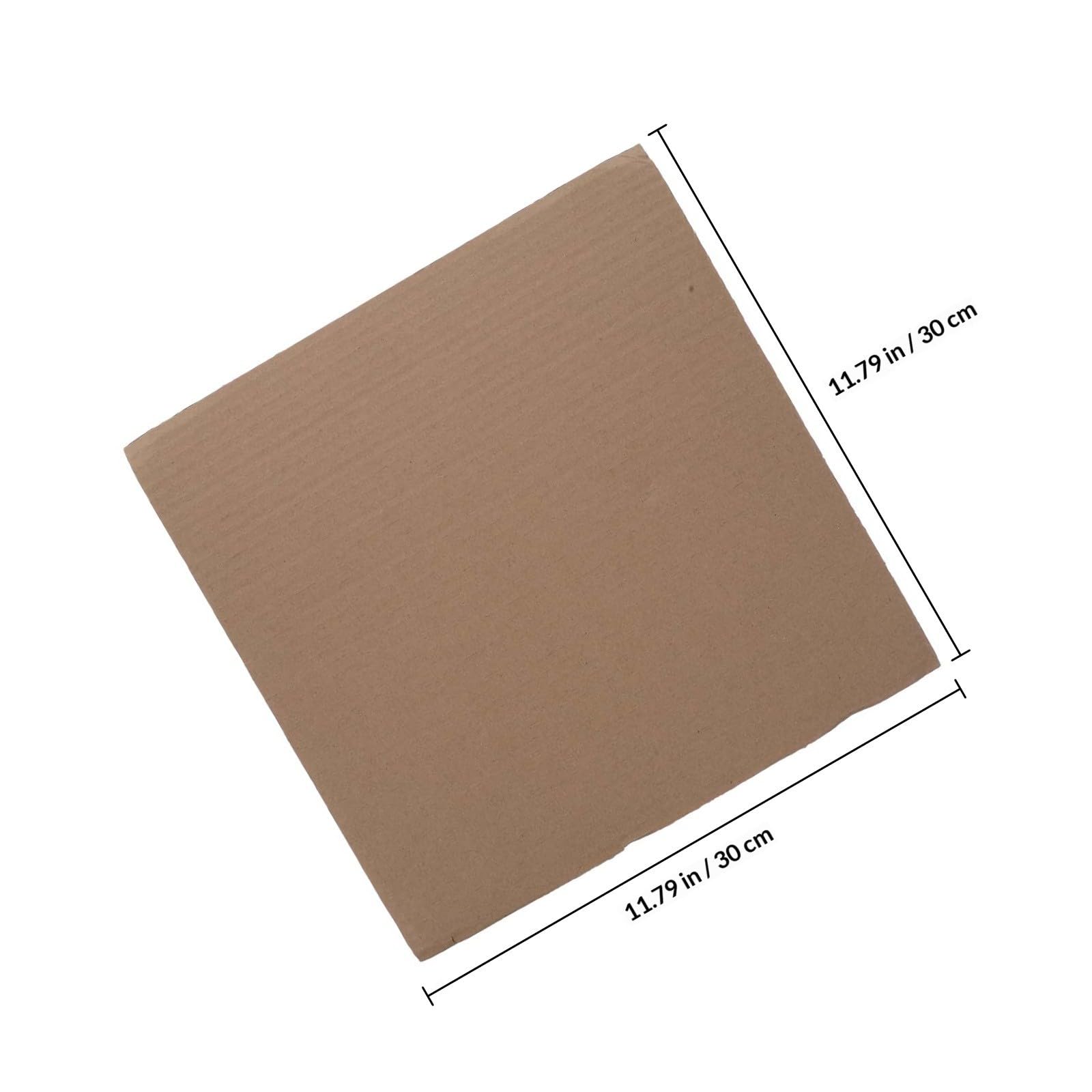 Uonlytech 50 Pièces Séparateurs de Boîte en Papier Cartonné pour Emballage, Feuilles de Carton Ondulé Épaisses, Installation Facile, Utilisation Polyvalente pour Colis et Protection