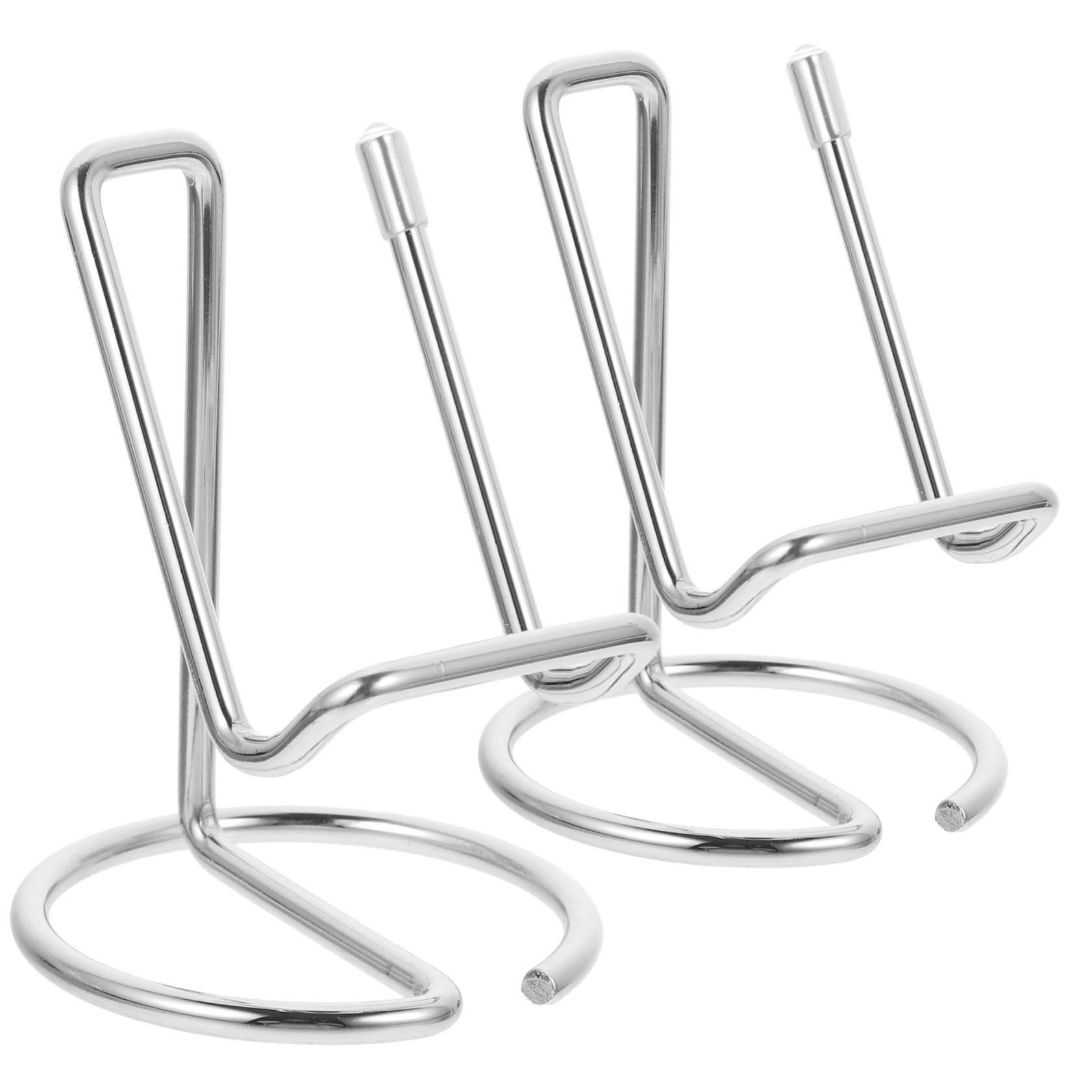 NUOBESTY 2pezzi Supporto in Ferro per Telefono Cellulare Staffa da Scrivania per Tablet Portatelefono Portatile per Ufficio e Casa Design Semplice e Pratico