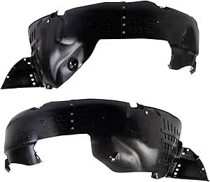 TRQ Inner Fender Liner Set For 2007-2009 Kia Sorento - Driver And Passenger Side Replacement