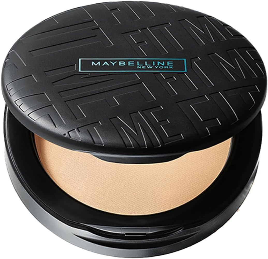 Maybelline New York Fit Me Compact Powder, Matte + Poreless Compact Powder, upto 16 hours of Oil Control with SPF 32 PA+++ and UV filters & ideal for normal to oily skin - 128 Warm Nude|6g