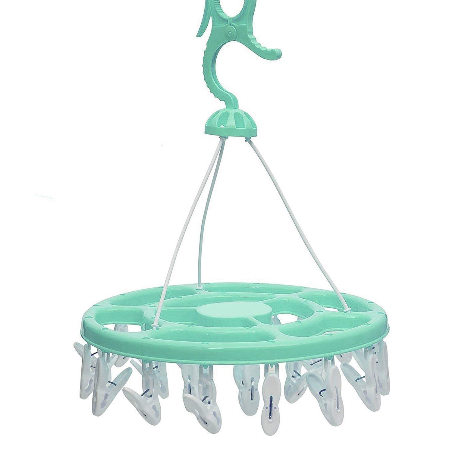 Ivaan. Cloth Hanger with Clips 20 Pegs Hanger for Undergarments