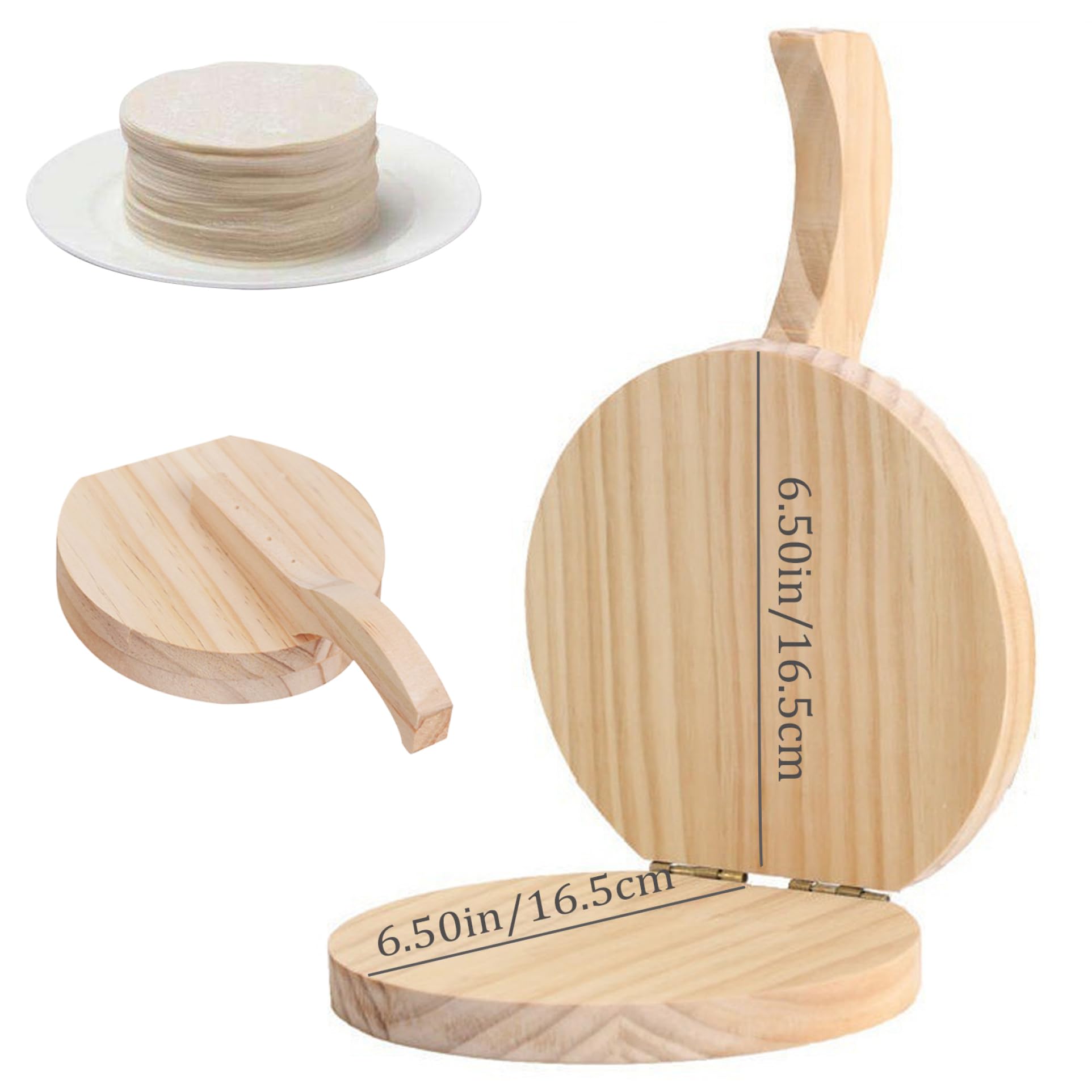 トルティーヤプレス木製 木製トルティーヤプレス,手動調理器具,ピクニック,家庭用