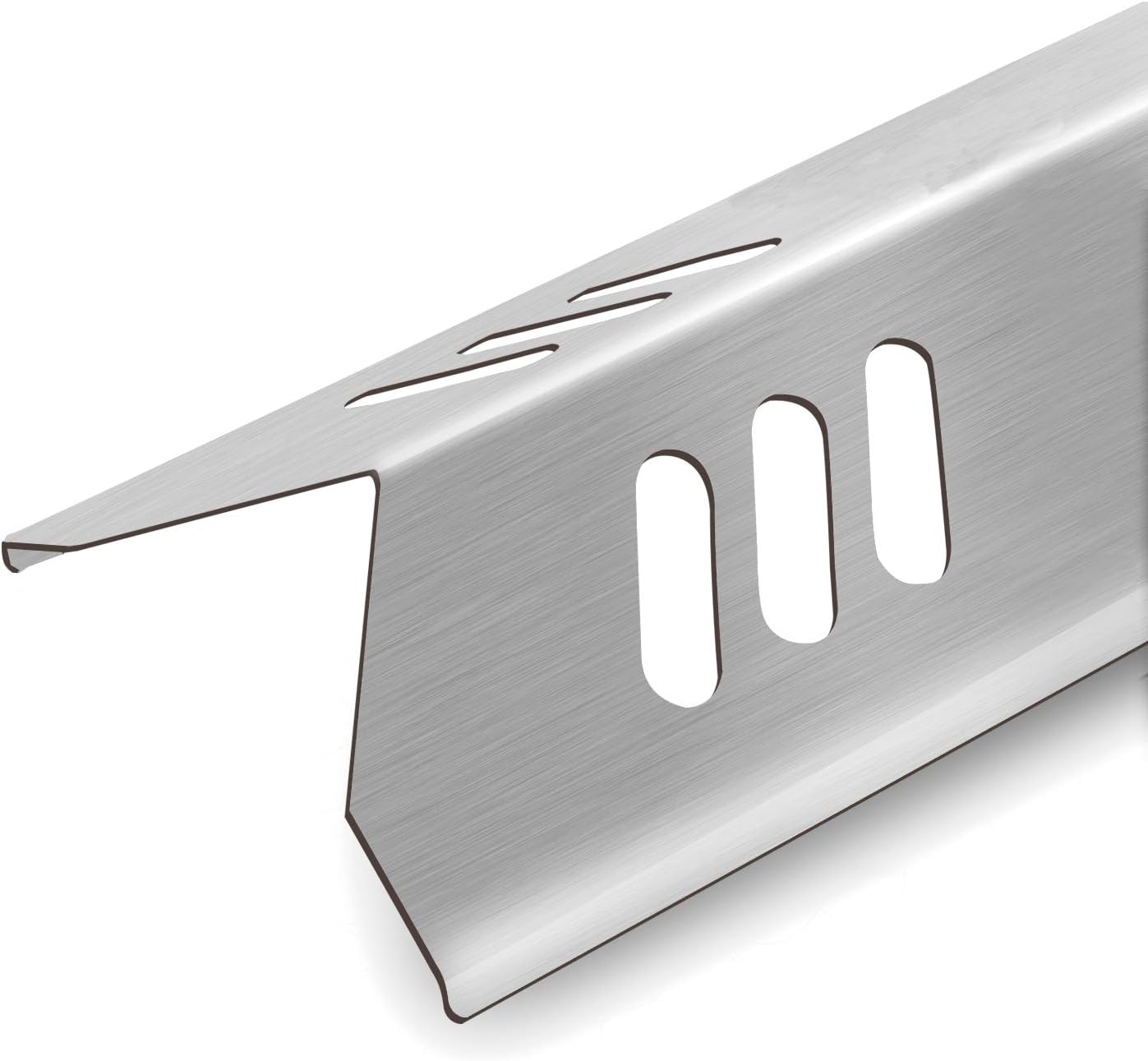 15 Inch Porcelain Grill Heat Shields Replacment For Dyna-Glo DGF510SBP, DGF493BNP, Set Of 5 Barbeque Grill Heat Plates For Backyard Grill Replacement