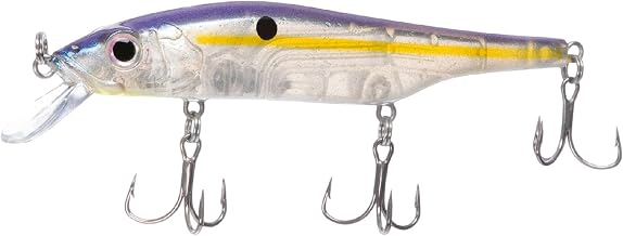 Bill Lewis Scope-Stik 120 Suspending 4'-6' Jerkbait Fishing Lifelike Freshwater & Saltwater Lure with Mustad UltraPoint Triple Grip Hooks, Disco SHAD