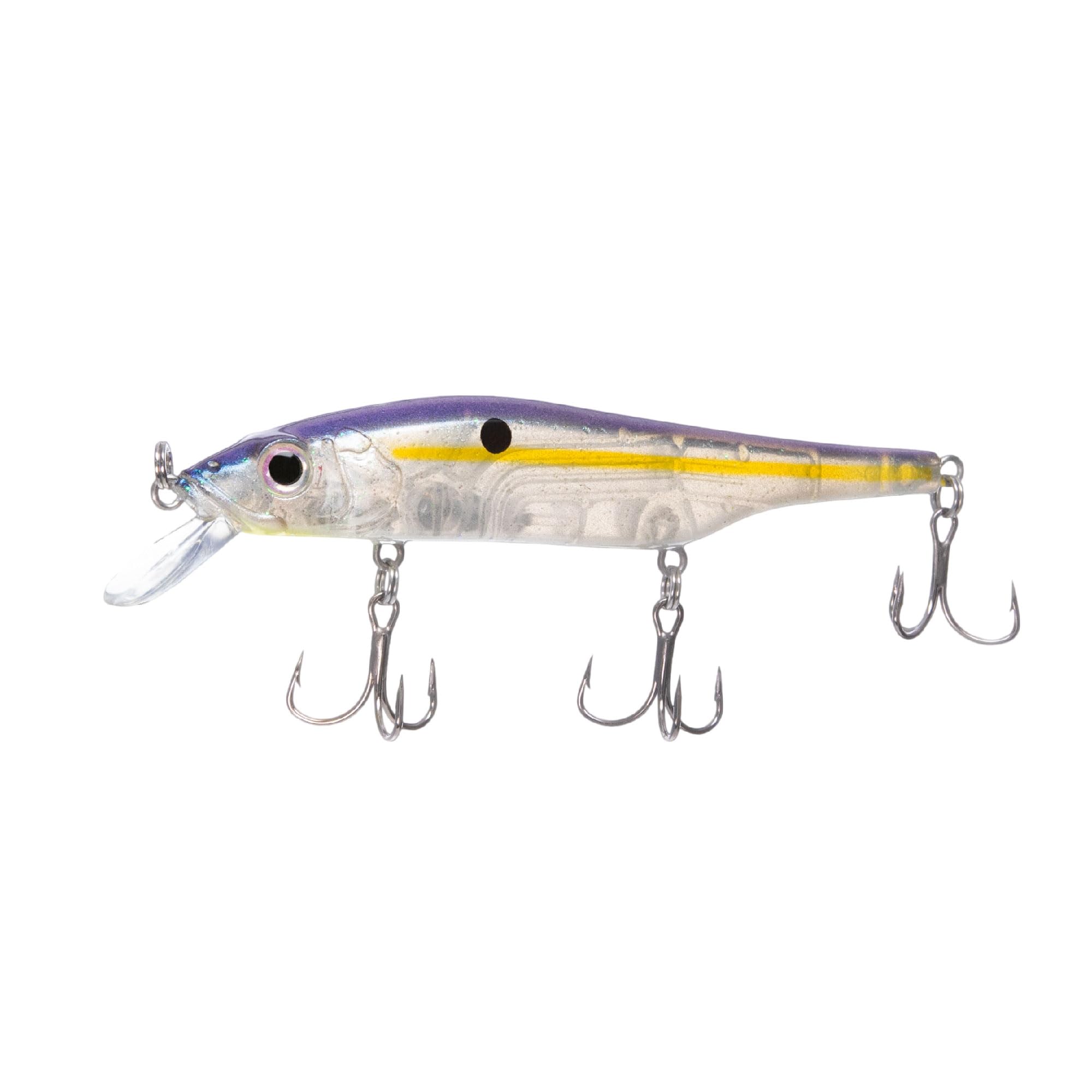 Bill Lewis Scope-Stik 120 Sinking 7ft+ Jerkbait Fishing Lifelike Freshwater & Saltwater Lure with Mustad UltraPoint Triple Grip Hooks, Disco SHAD