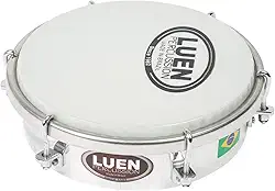 Tamborim Alum Natural 6 Tarr Pele Leitosa