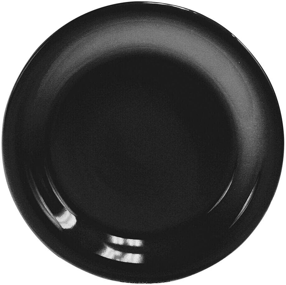 NJSV 10.5 Ceramic Dinner Plate, Black Dinnerware sets