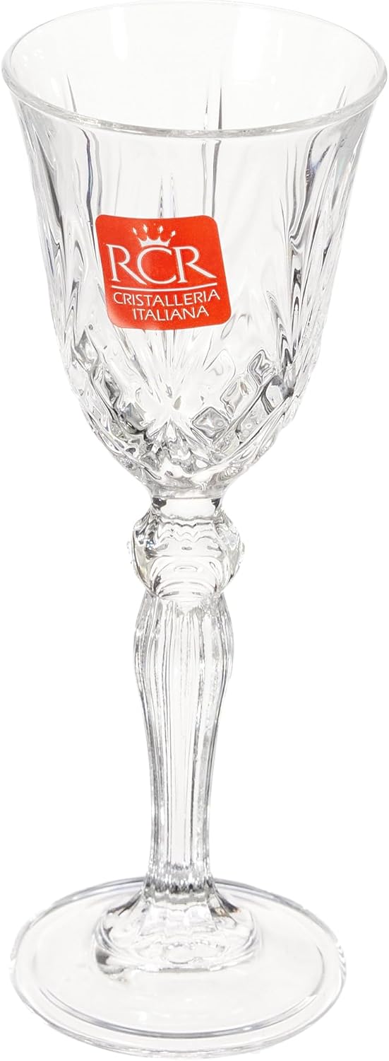 Lorren Home Trends Crystal Melodia Collection Liquor Glass Set (Pack of 6) - Image 3