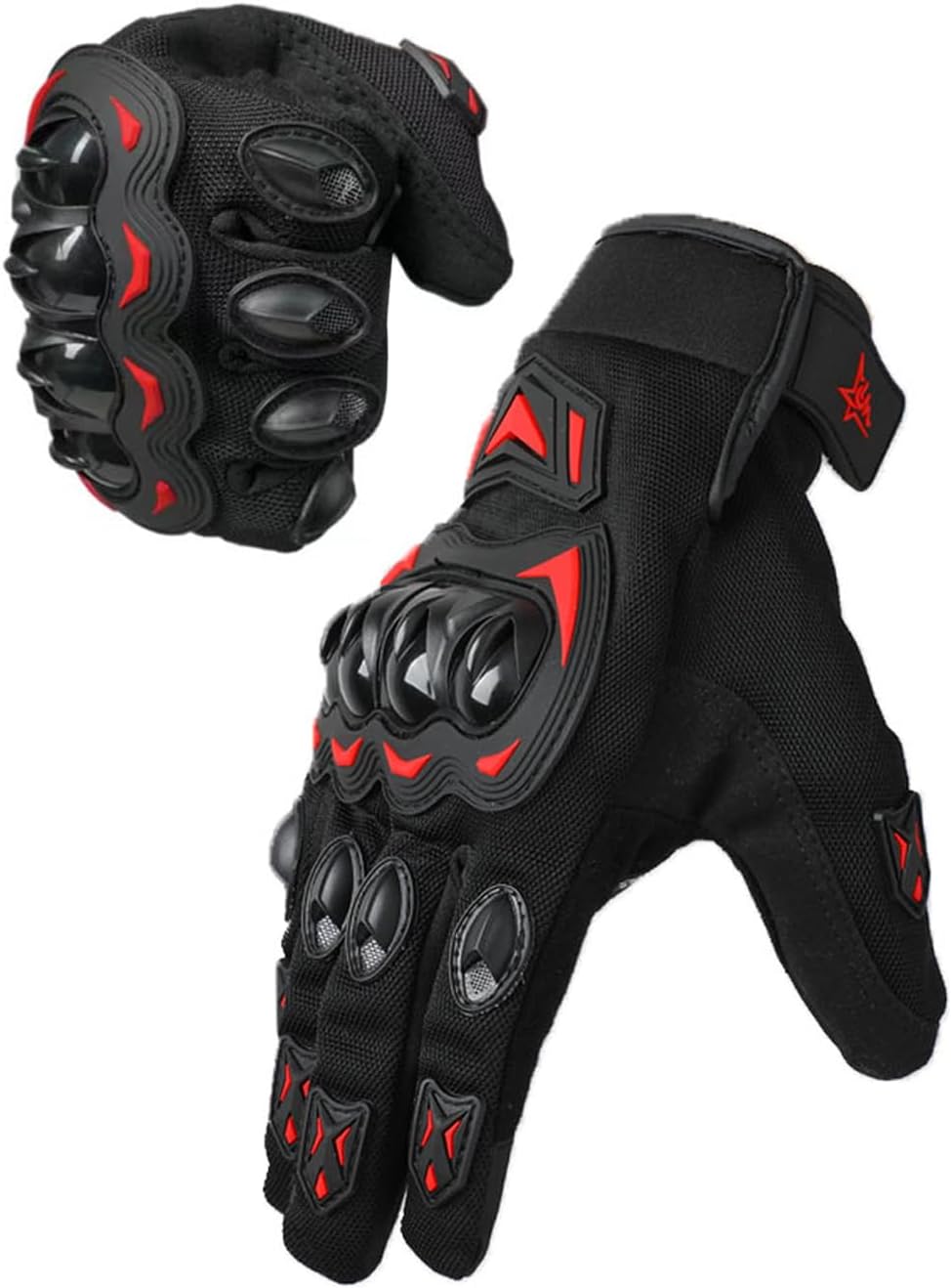 Motorcycle Gloves,Touchscreen Motorbike Gloves with Hard Knuckle Tactical Gloves Riding Gloves Anti-Slip Airsoft Gloves Motorcross Dirt Bike Bicycle Racing ATV UTV Gloves
