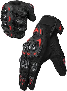 Motorcycle Gloves,Touchscreen Motorbike Gloves with Hard Knuckle